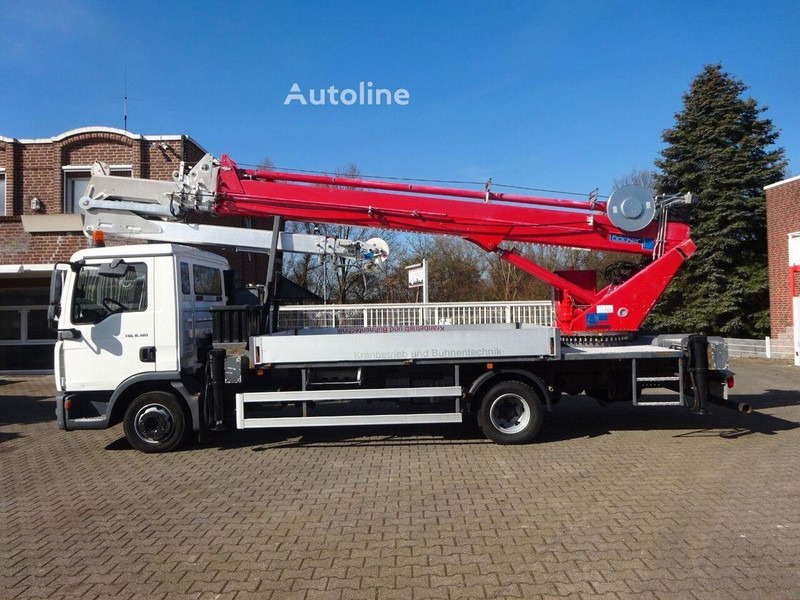 MAN 8.180 TGL - Flatbed+crane - Vrachtwagen met open laadbak, Kraanwagen: afbeelding 2 MAN 8.180 TGL - Flatbed+crane - Vrachtwagen met open laadbak, Kraanwagen: afbeelding 2