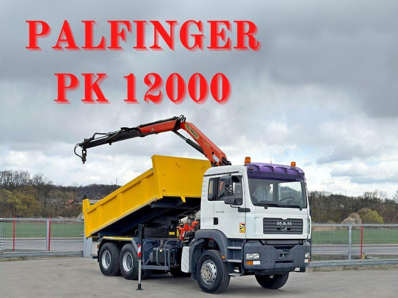 MAN TGA 33.350 * PK 12000 *6x4 * TOPZUSTAND - Kipper vrachtwagen, Kraanwagen: afbeelding 1 MAN TGA 33.350 * PK 12000 *6x4 * TOPZUSTAND - Kipper vrachtwagen, Kraanwagen: afbeelding 1