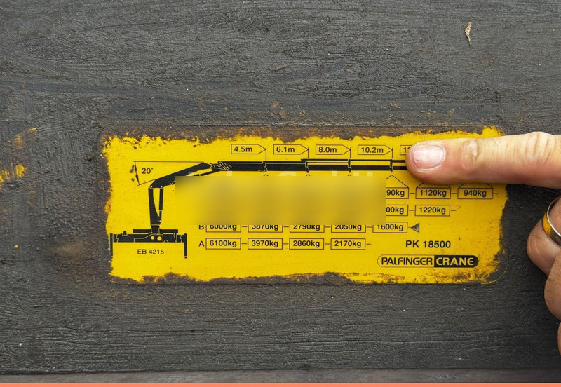 Vrachtwagen met open laadbak, Kraanwagen MAN TGA 33.360: afbeelding 15