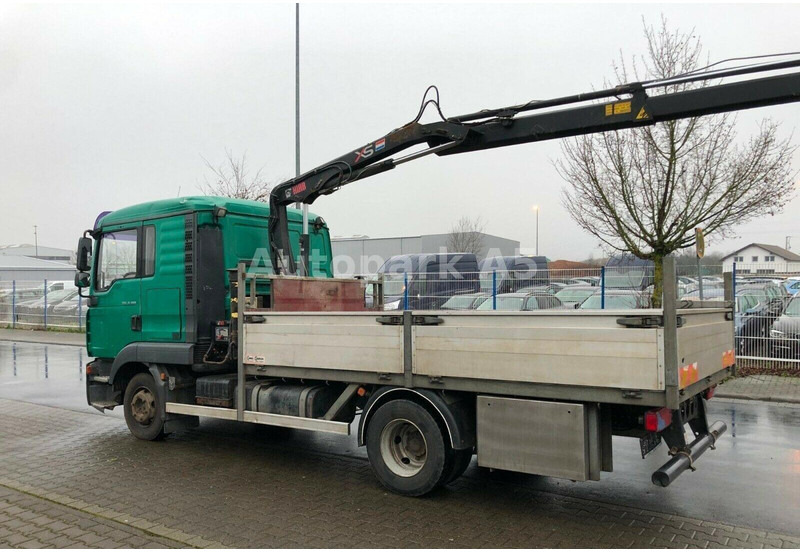 MAN TGL 8.180 Flatbed + Crane Hiab 055 - Vrachtwagen met open laadbak, Kraanwagen: afbeelding 3 MAN TGL 8.180 Flatbed + Crane Hiab 055 - Vrachtwagen met open laadbak, Kraanwagen: afbeelding 3