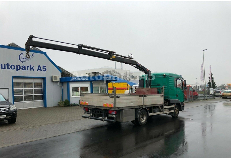 MAN TGL 8.180 Flatbed + Crane Hiab 055 - Vrachtwagen met open laadbak, Kraanwagen: afbeelding 4 MAN TGL 8.180 Flatbed + Crane Hiab 055 - Vrachtwagen met open laadbak, Kraanwagen: afbeelding 4