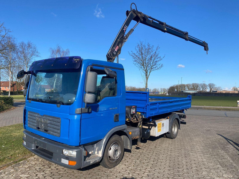 MAN TGL 8.210 M Tipper + Crane Hiab - Kipper vrachtwagen, Kraanwagen: afbeelding 3 MAN TGL 8.210 M Tipper + Crane Hiab - Kipper vrachtwagen, Kraanwagen: afbeelding 3