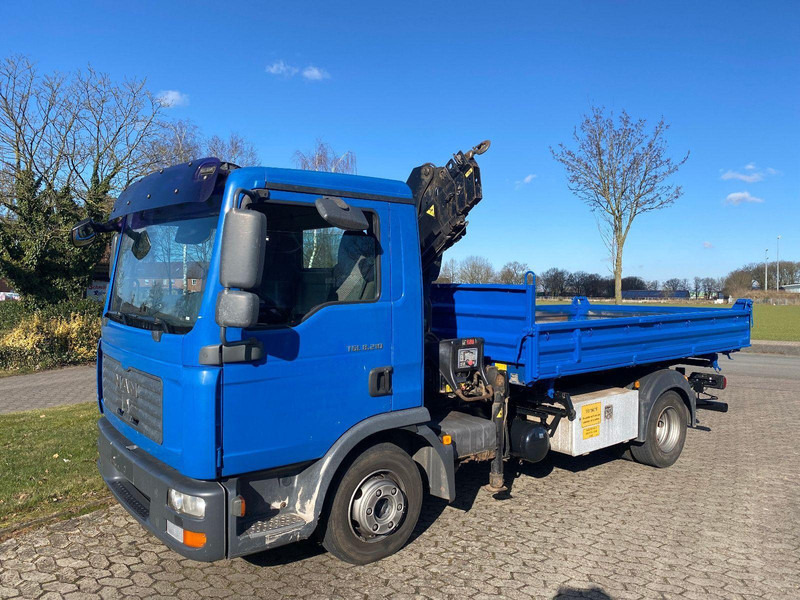 MAN TGL 8.210 M Tipper + Crane Hiab - Kipper vrachtwagen, Kraanwagen: afbeelding 2 MAN TGL 8.210 M Tipper + Crane Hiab - Kipper vrachtwagen, Kraanwagen: afbeelding 2