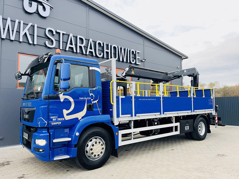 MAN TGM 18.250 - Vrachtwagen met open laadbak, Kraanwagen: afbeelding 2 MAN TGM 18.250 - Vrachtwagen met open laadbak, Kraanwagen: afbeelding 2
