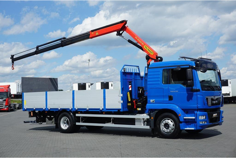 MAN TGM / 18.290 / SKRZYNIOWY + HDS + WINDA / PALFINGER PK 12002 / - Vrachtwagen met open laadbak, Kraanwagen: afbeelding 4 MAN TGM / 18.290 / SKRZYNIOWY + HDS + WINDA / PALFINGER PK 12002 / - Vrachtwagen met open laadbak, Kraanwagen: afbeelding 4