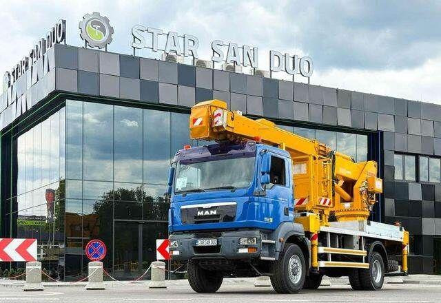 Vrachtwagen hoogwerker MAN TGM 18.330 4x4 MULTITEL J335 Truck Mounted Lift: afbeelding 7