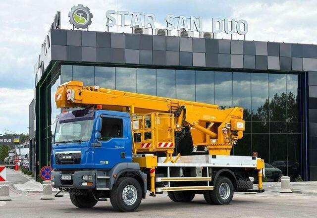 Vrachtwagen hoogwerker MAN TGM 18.330 4x4 MULTITEL J335 Truck Mounted Lift: afbeelding 8
