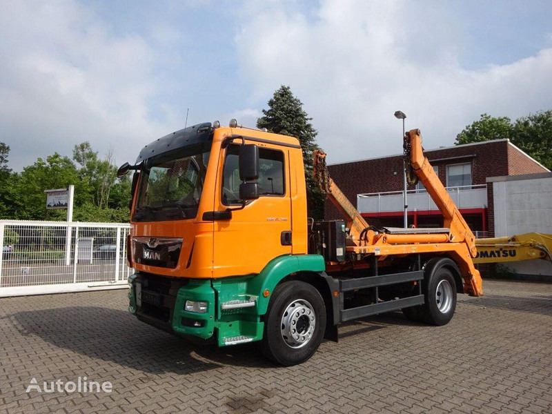 MAN TGM 18.340 Meiller AK12 MT Skip Loader - Portaalarmsysteem vrachtwagen: afbeelding 1 MAN TGM 18.340 Meiller AK12 MT Skip Loader - Portaalarmsysteem vrachtwagen: afbeelding 1