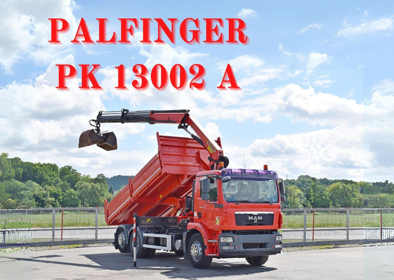 MAN TGM 26.340 - Kipper vrachtwagen, Kraanwagen: afbeelding 1 MAN TGM 26.340 - Kipper vrachtwagen, Kraanwagen: afbeelding 1