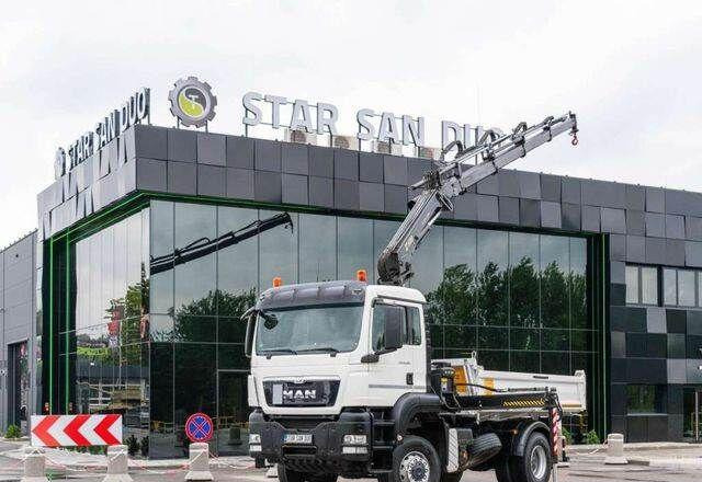 MAN TGS 18.360 4x4 HIAB 144 E-4 Crane Kipper - Kipper vrachtwagen, Kraanwagen: afbeelding 3 MAN TGS 18.360 4x4 HIAB 144 E-4 Crane Kipper - Kipper vrachtwagen, Kraanwagen: afbeelding 3