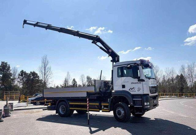 MAN TGS 18.360 4x4 HMF 1720 K4 Crane KRAN - Vrachtwagen met open laadbak, Kraanwagen: afbeelding 2 MAN TGS 18.360 4x4 HMF 1720 K4 Crane KRAN - Vrachtwagen met open laadbak, Kraanwagen: afbeelding 2