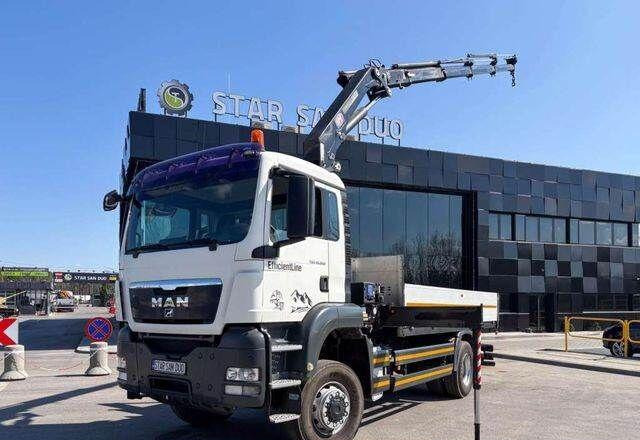 MAN TGS 18.360 4x4 HMF 1720 K4 Crane KRAN - Vrachtwagen met open laadbak, Kraanwagen: afbeelding 3 MAN TGS 18.360 4x4 HMF 1720 K4 Crane KRAN - Vrachtwagen met open laadbak, Kraanwagen: afbeelding 3