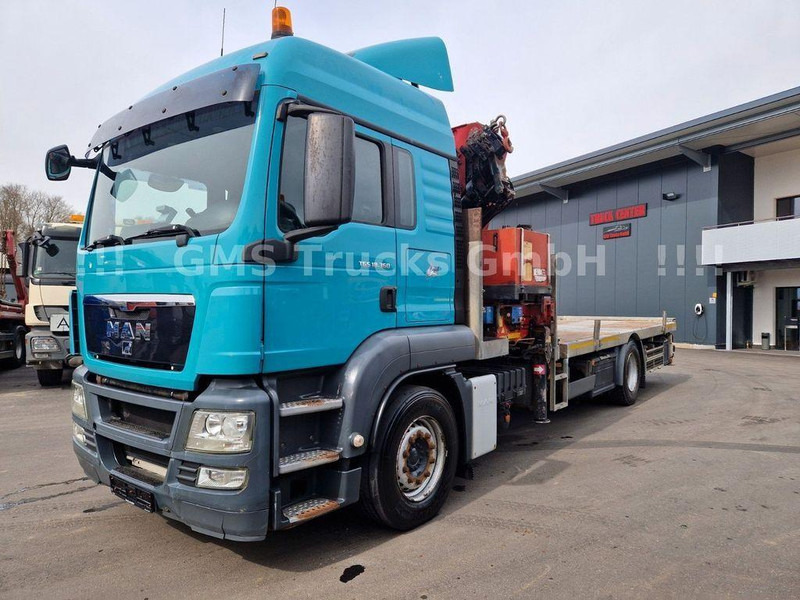 MAN TGS 18.360 Platform Crane HMF 2820 - Vrachtwagen met open laadbak, Kraanwagen: afbeelding 2 MAN TGS 18.360 Platform Crane HMF 2820 - Vrachtwagen met open laadbak, Kraanwagen: afbeelding 2