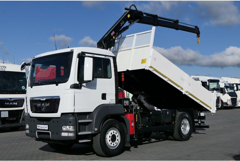 MAN TGS 18.400 + HDS - Kipper vrachtwagen, Kraanwagen: afbeelding 1 MAN TGS 18.400 + HDS - Kipper vrachtwagen, Kraanwagen: afbeelding 1