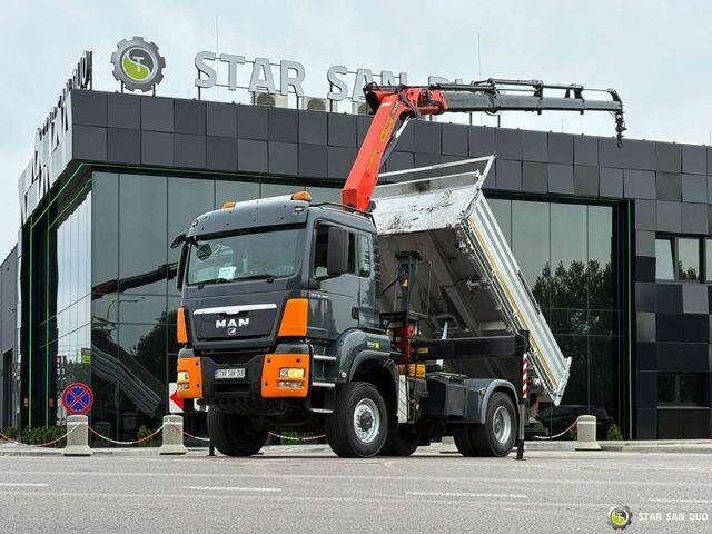 MAN TGS 18.480 PALFINGER PK 16502 HDS Crane,Kipper - Kipper vrachtwagen, Kraanwagen: afbeelding 1 MAN TGS 18.480 PALFINGER PK 16502 HDS Crane,Kipper - Kipper vrachtwagen, Kraanwagen: afbeelding 1
