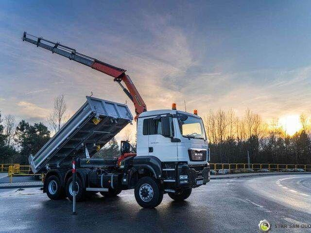 MAN TGS 26.360 6x6 PALFINGER PK 18001 EH Crane Kipe - Kipper vrachtwagen, Kraanwagen: afbeelding 5 MAN TGS 26.360 6x6 PALFINGER PK 18001 EH Crane Kipe - Kipper vrachtwagen, Kraanwagen: afbeelding 5