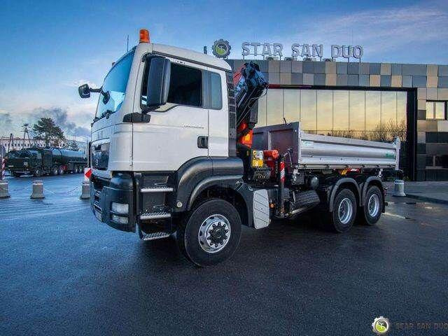 MAN TGS 26.360 6x6 PALFINGER PK 18001 EH Crane Kipe - Kipper vrachtwagen, Kraanwagen: afbeelding 2 MAN TGS 26.360 6x6 PALFINGER PK 18001 EH Crane Kipe - Kipper vrachtwagen, Kraanwagen: afbeelding 2