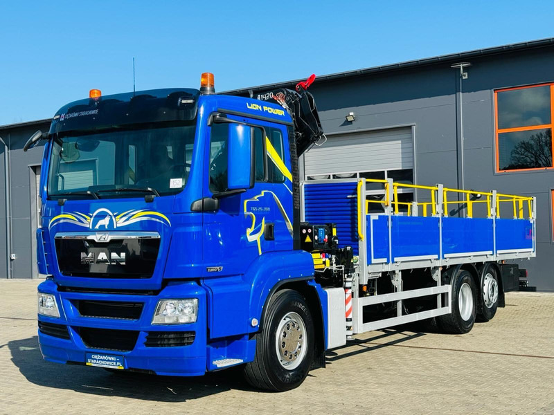 MAN TGS 26.360 - Vrachtwagen met open laadbak, Kraanwagen: afbeelding 1 MAN TGS 26.360 - Vrachtwagen met open laadbak, Kraanwagen: afbeelding 1
