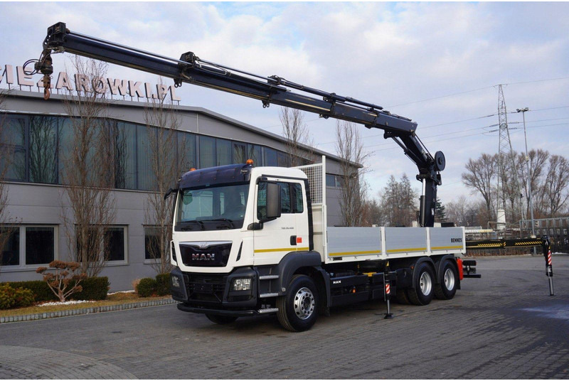 MAN TGS 26.400 + HIAB 244 EP-4 HIDUO crane - Vrachtwagen met open laadbak, Kraanwagen: afbeelding 4 MAN TGS 26.400 + HIAB 244 EP-4 HIDUO crane - Vrachtwagen met open laadbak, Kraanwagen: afbeelding 4
