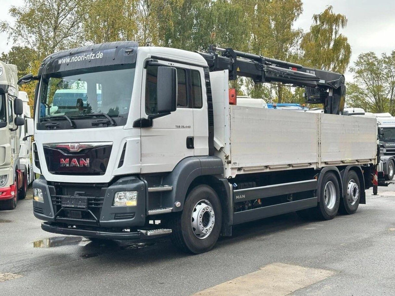 MAN TGS 26.440 6x2 Flatbed + Crane Hiab 177 K - Vrachtwagen met open laadbak, Kraanwagen: afbeelding 2 MAN TGS 26.440 6x2 Flatbed + Crane Hiab 177 K - Vrachtwagen met open laadbak, Kraanwagen: afbeelding 2