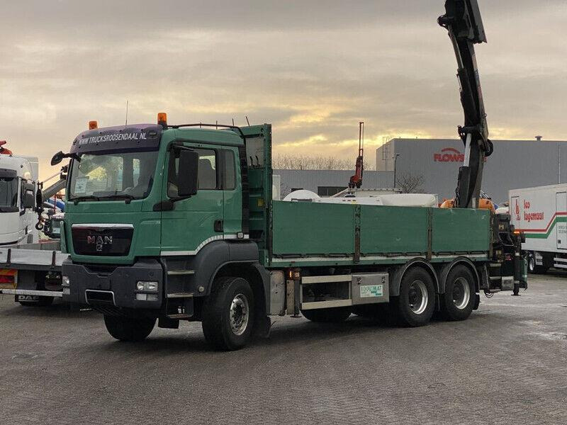 MAN TGS 26.440 - Vrachtwagen met open laadbak, Kraanwagen: afbeelding 1 MAN TGS 26.440 - Vrachtwagen met open laadbak, Kraanwagen: afbeelding 1