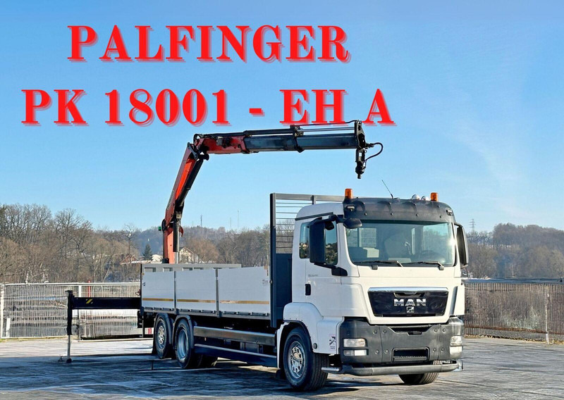 MAN TGS 26.440* PK 18001 - EH A + FUNK* TOPZUSTAND - Vrachtwagen met open laadbak, Kraanwagen: afbeelding 1 MAN TGS 26.440* PK 18001 - EH A + FUNK* TOPZUSTAND - Vrachtwagen met open laadbak, Kraanwagen: afbeelding 1