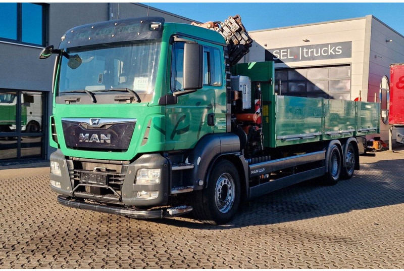 MAN TGS 26.460 6X2 Flatbed + Crane Atlas 172.3E-A4 + RC - Vrachtwagen met open laadbak, Kraanwagen: afbeelding 3 MAN TGS 26.460 6X2 Flatbed + Crane Atlas 172.3E-A4 + RC - Vrachtwagen met open laadbak, Kraanwagen: afbeelding 3