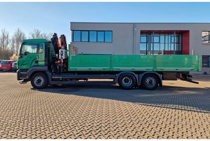 MAN TGS 26.460 6X2 Flatbed + Crane Atlas 172.3E-A4 + RC - Vrachtwagen met open laadbak, Kraanwagen: afbeelding 5 MAN TGS 26.460 6X2 Flatbed + Crane Atlas 172.3E-A4 + RC - Vrachtwagen met open laadbak, Kraanwagen: afbeelding 5