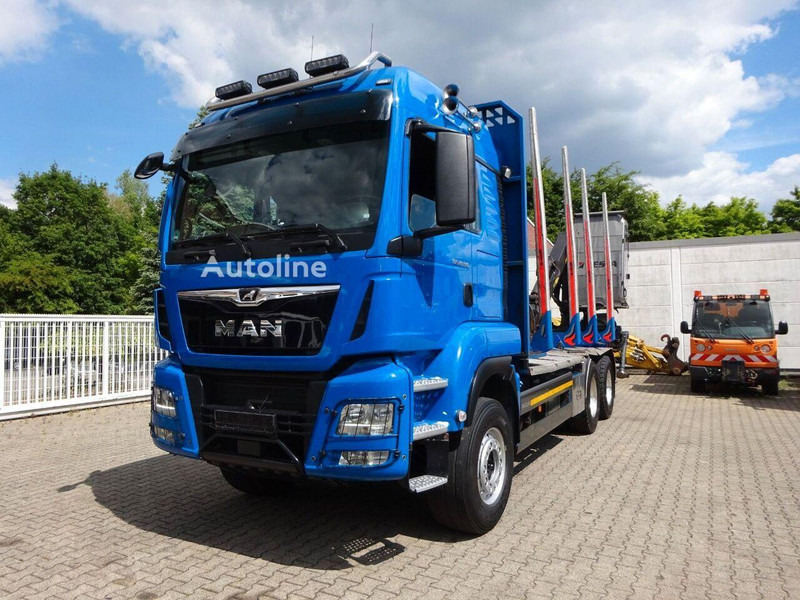 MAN TGS 26.510 - Timber truck+crane - Houttransport, Kraanwagen: afbeelding 1 MAN TGS 26.510 - Timber truck+crane - Houttransport, Kraanwagen: afbeelding 1