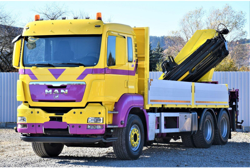 MAN TGS 28.440 Pritsche 5,60* HMF 3000 K5 + FUNK ! - Vrachtwagen met open laadbak, Kraanwagen: afbeelding 4 MAN TGS 28.440 Pritsche 5,60* HMF 3000 K5 + FUNK ! - Vrachtwagen met open laadbak, Kraanwagen: afbeelding 4