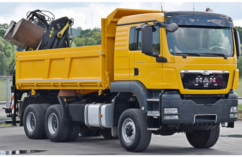 MAN TGS 33.480 - Kipper vrachtwagen, Kraanwagen: afbeelding 4 MAN TGS 33.480 - Kipper vrachtwagen, Kraanwagen: afbeelding 4