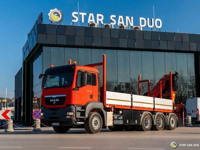 MAN TGS 35.400 PALFINGER PK 44002 WINCH TRIDEM KRAN - Vrachtwagen met open laadbak, Kraanwagen: afbeelding 3 MAN TGS 35.400 PALFINGER PK 44002 WINCH TRIDEM KRAN - Vrachtwagen met open laadbak, Kraanwagen: afbeelding 3