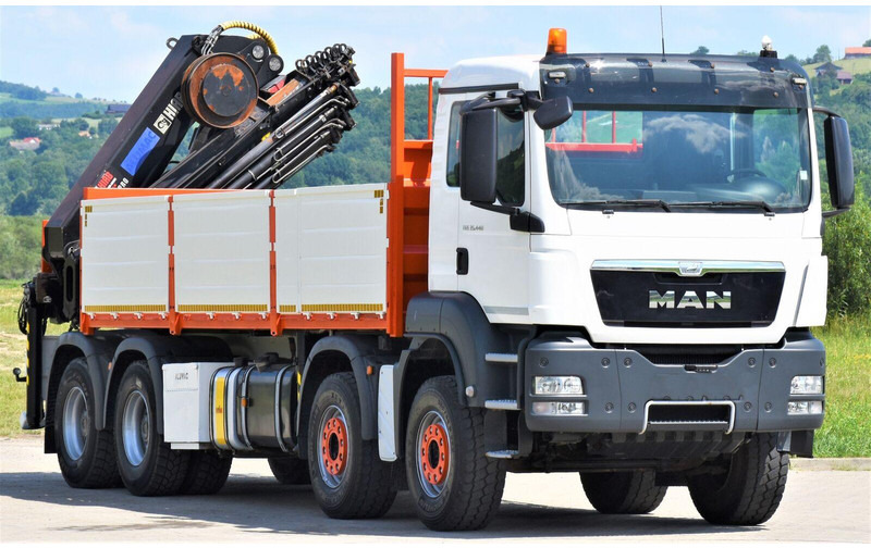 MAN TGS 35.440 * HIAB 322 EP-5HIPRO+FUNK / 8x4! - Vrachtwagen met open laadbak, Kraanwagen: afbeelding 3 MAN TGS 35.440 * HIAB 322 EP-5HIPRO+FUNK / 8x4! - Vrachtwagen met open laadbak, Kraanwagen: afbeelding 3
