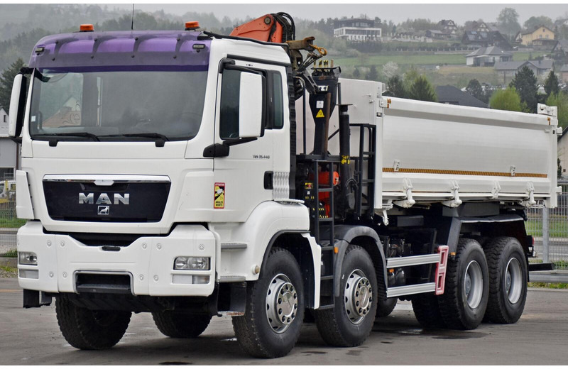 MAN TGS 35.440 * KIPPER 5,80m + KRAN * TOPZUSTAND - Kipper vrachtwagen, Kraanwagen: afbeelding 5 MAN TGS 35.440 * KIPPER 5,80m + KRAN * TOPZUSTAND - Kipper vrachtwagen, Kraanwagen: afbeelding 5