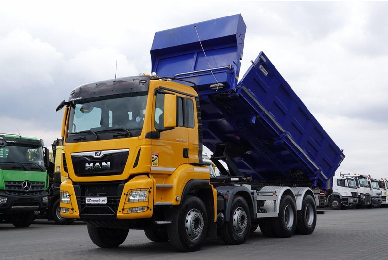 MAN TGS 35.500 / 8x4 / WYWROTKA / HYDROBURTA / BORDMATIK / NAVI / 20 - Kipper vrachtwagen: afbeelding 1 MAN TGS 35.500 / 8x4 / WYWROTKA / HYDROBURTA / BORDMATIK / NAVI / 20 - Kipper vrachtwagen: afbeelding 1