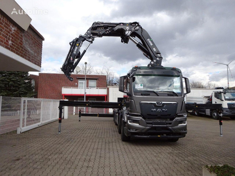 MAN TGS 35.510 - Vrachtwagen met open laadbak, Kraanwagen: afbeelding 2 MAN TGS 35.510 - Vrachtwagen met open laadbak, Kraanwagen: afbeelding 2