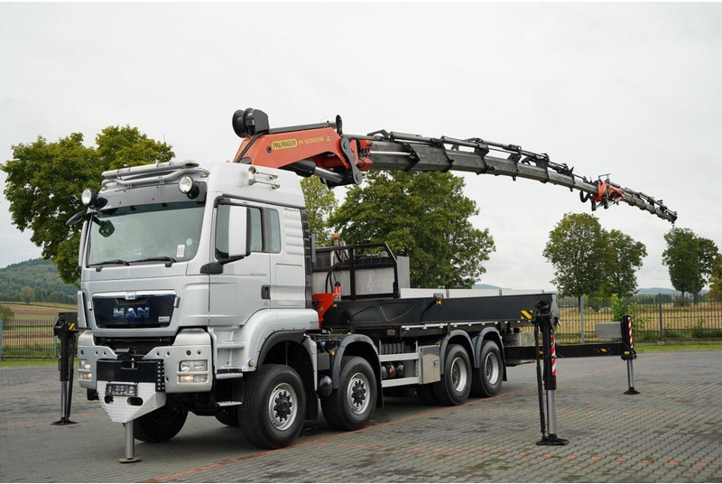 MAN TGS 41.480 - Vrachtwagen met open laadbak, Kraanwagen: afbeelding 1 MAN TGS 41.480 - Vrachtwagen met open laadbak, Kraanwagen: afbeelding 1