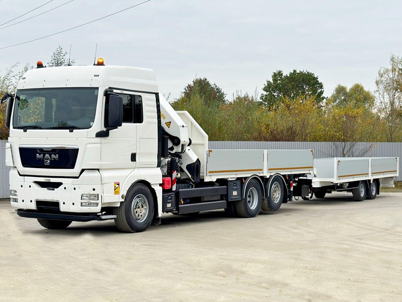 MAN TGX 26.440 * PK 41002-EH + FUNK + Anhänger*TOP - Vrachtwagen met open laadbak, Kraanwagen: afbeelding 3 MAN TGX 26.440 * PK 41002-EH + FUNK + Anhänger*TOP - Vrachtwagen met open laadbak, Kraanwagen: afbeelding 3
