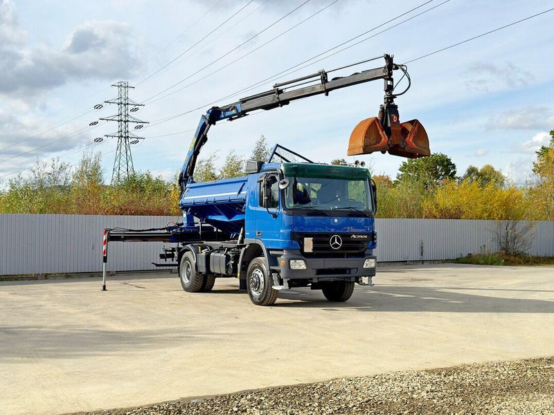 Mercedes-Benz ACTROS 1841 * PK 10501 + FUNK * TOP * 4x4 - Kipper vrachtwagen, Kraanwagen: afbeelding 4 Mercedes-Benz ACTROS 1841 * PK 10501 + FUNK * TOP * 4x4 - Kipper vrachtwagen, Kraanwagen: afbeelding 4