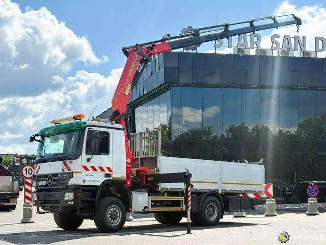Mercedes-Benz ACTROS 2044A 4x4 Palfinger PK 20002 hds Crane - Vrachtwagen met open laadbak, Kraanwagen: afbeelding 3 Mercedes-Benz ACTROS 2044A 4x4 Palfinger PK 20002 hds Crane - Vrachtwagen met open laadbak, Kraanwagen: afbeelding 3