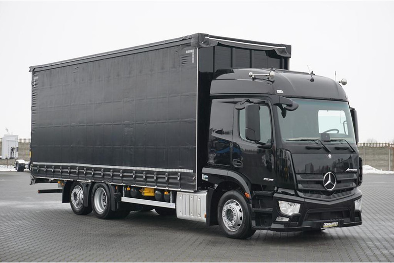 Mercedes-Benz ACTROS / 2533 / ACC / E 6 / FIRANKA / ŁAD. 15 450 KG / 19 PALET - Schuifzeilen vrachtwagen: afbeelding 1 Mercedes-Benz ACTROS / 2533 / ACC / E 6 / FIRANKA / ŁAD. 15 450 KG / 19 PALET - Schuifzeilen vrachtwagen: afbeelding 1
