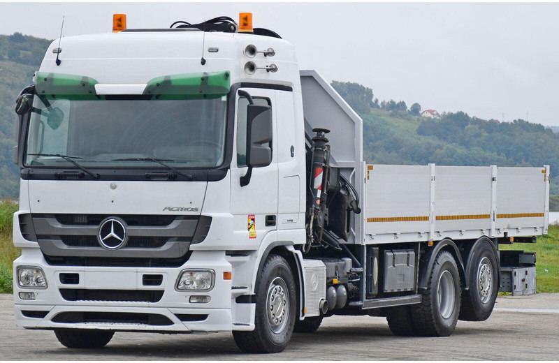 Mercedes-Benz ACTROS 2544 - Vrachtwagen met open laadbak, Kraanwagen: afbeelding 3 Mercedes-Benz ACTROS 2544 - Vrachtwagen met open laadbak, Kraanwagen: afbeelding 3