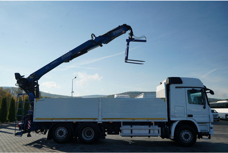 Mercedes-Benz ACTROS 2548 / 6x2 / BURTOWA - 6,5 M / OŚ PODNOSZONA / HDS FASSI - Vrachtwagen met open laadbak, Kraanwagen: afbeelding 5 Mercedes-Benz ACTROS 2548 / 6x2 / BURTOWA - 6,5 M / OŚ PODNOSZONA / HDS FASSI - Vrachtwagen met open laadbak, Kraanwagen: afbeelding 5