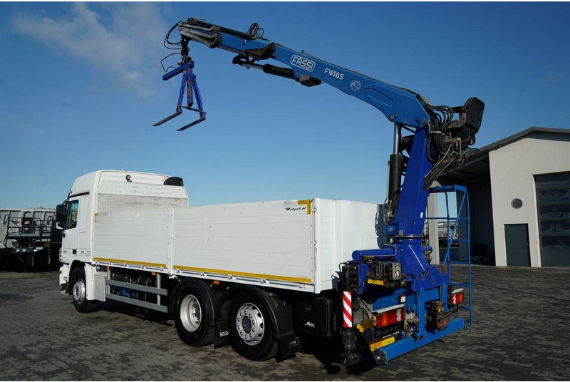Mercedes-Benz ACTROS 2548 / 6x2 / BURTOWA - 6,5 M / OŚ PODNOSZONA / HDS FASSI - Vrachtwagen met open laadbak, Kraanwagen: afbeelding 3 Mercedes-Benz ACTROS 2548 / 6x2 / BURTOWA - 6,5 M / OŚ PODNOSZONA / HDS FASSI - Vrachtwagen met open laadbak, Kraanwagen: afbeelding 3