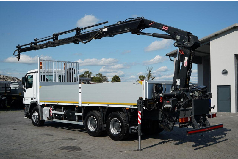 Mercedes-Benz ACTROS 2636 / 6x4 / SKRZYNIOWY 7 M + HDS HIAB -  WYSÓW 12,6 M / - Vrachtwagen met open laadbak, Kraanwagen: afbeelding 4 Mercedes-Benz ACTROS 2636 / 6x4 / SKRZYNIOWY 7 M + HDS HIAB -  WYSÓW 12,6 M / - Vrachtwagen met open laadbak, Kraanwagen: afbeelding 4