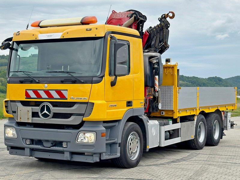 Mercedes-Benz ACTROS 2646 * FASSI F365AXP.26 + FUNK * 6x4 - Vrachtwagen met open laadbak, Kraanwagen: afbeelding 4 Mercedes-Benz ACTROS 2646 * FASSI F365AXP.26 + FUNK * 6x4 - Vrachtwagen met open laadbak, Kraanwagen: afbeelding 4