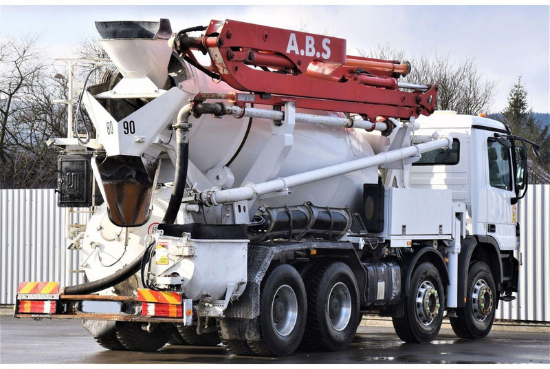 Mercedes-Benz ACTROS 3241* Betonpumpe 21m *8x4 * Top Zustand - Betonpomp: afbeelding 4 Mercedes-Benz ACTROS 3241* Betonpumpe 21m *8x4 * Top Zustand - Betonpomp: afbeelding 4