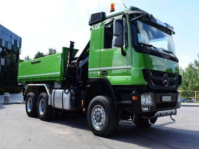 Mercedes-Benz ACTROS 3346 6x6 HIAB 244EP-4 Crane Kipper - Kipper vrachtwagen, Kraanwagen: afbeelding 4 Mercedes-Benz ACTROS 3346 6x6 HIAB 244EP-4 Crane Kipper - Kipper vrachtwagen, Kraanwagen: afbeelding 4