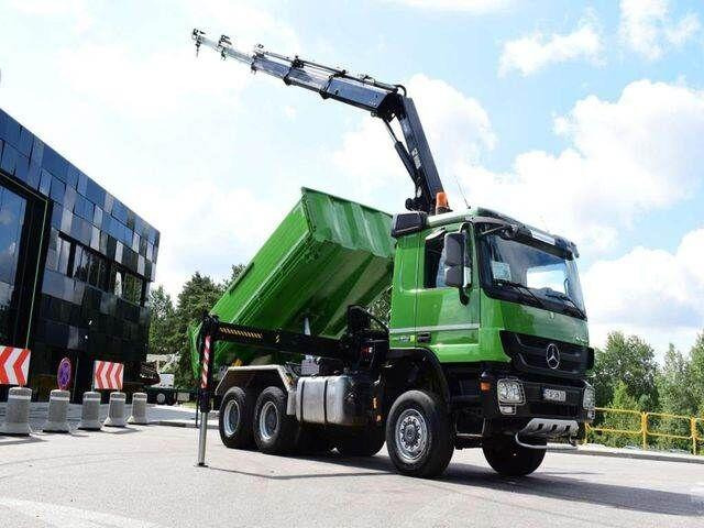 Mercedes-Benz ACTROS 3346 6x6 HIAB 244EP-4 Crane Kipper - Kipper vrachtwagen, Kraanwagen: afbeelding 2 Mercedes-Benz ACTROS 3346 6x6 HIAB 244EP-4 Crane Kipper - Kipper vrachtwagen, Kraanwagen: afbeelding 2