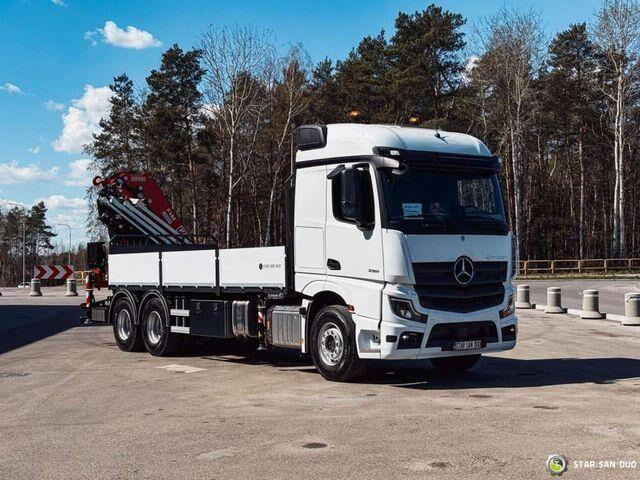 Mercedes-Benz ACTROS 3351 NEW 6x4 Fassi F485 Crane - Vrachtwagen met open laadbak, Kraanwagen: afbeelding 4 Mercedes-Benz ACTROS 3351 NEW 6x4 Fassi F485 Crane - Vrachtwagen met open laadbak, Kraanwagen: afbeelding 4